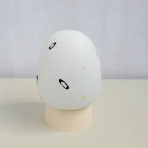 Philips 50s vintage ceiling lamp, matt white milk glass, flush mount