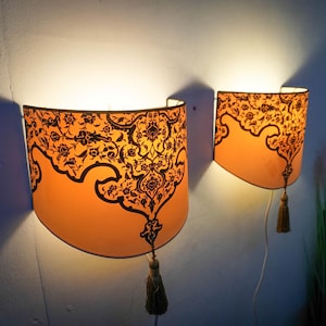 A Set Of 80s Dutch Wall Lamps, Made In Holland, art nouveau style, wall lamp, dutch design, hollywood regency
