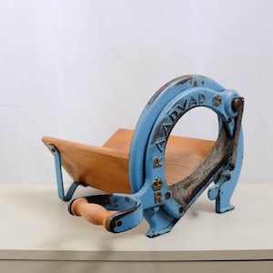 Vintage Raadvad Bread Slicer Danish Design no. 294 Blue