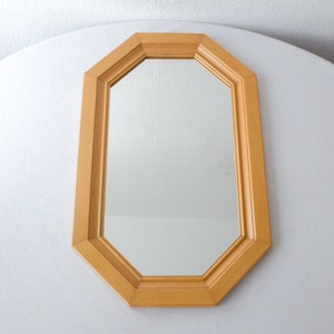 Excellent condition oak wooden mirror