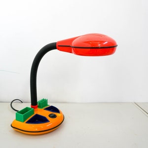 1980S Desk Lamp, Organizer By Rabbit Tanaka Corp, Japan, Kyoji Tanaka