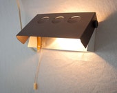 Vintage dutch wall lamp with a brown shade that can be adjusted, Dutch design from the 1960s