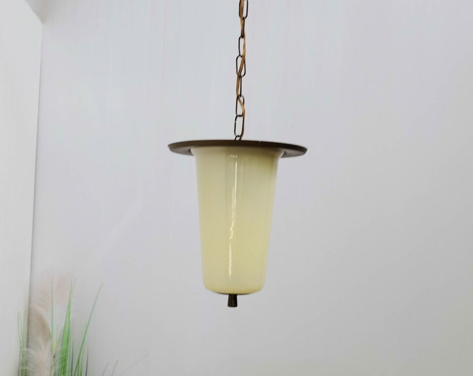 1950s Mid Century, Pendant Light, Art Deco Pendant Ceiling Lamp