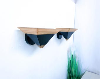 Lámpara de pared Happylight, estilo pop art de los 80, diseño minimalista, fabricada en Holanda, metal negro, diseño holandés, cristal amarillo.