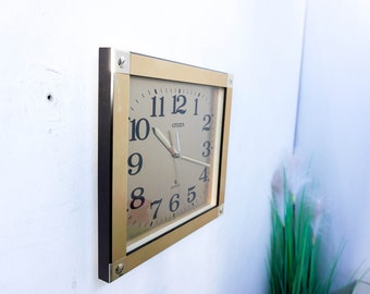 1980s Citizen, Vintage Japan Clock With a Timer by Quartz in