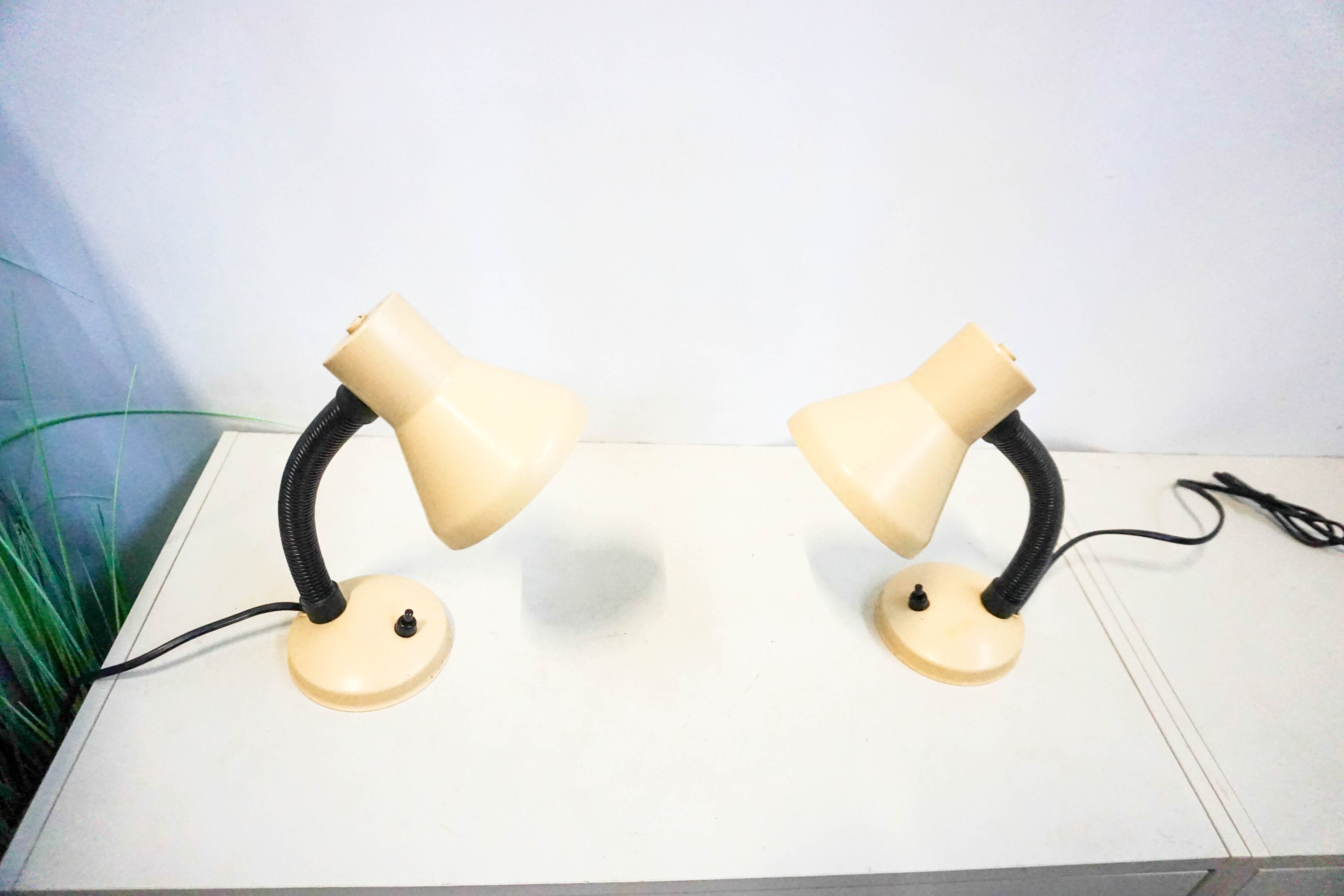 その他 National desk light stand 70s VINTAGE Vintage Big Wooden Spinning Wheel Desk Lamp 70s - Etsy