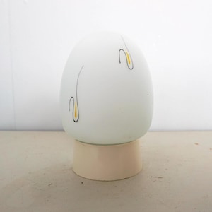 Philips 50s vintage ceiling lamp, matt white milk glass, flush mount