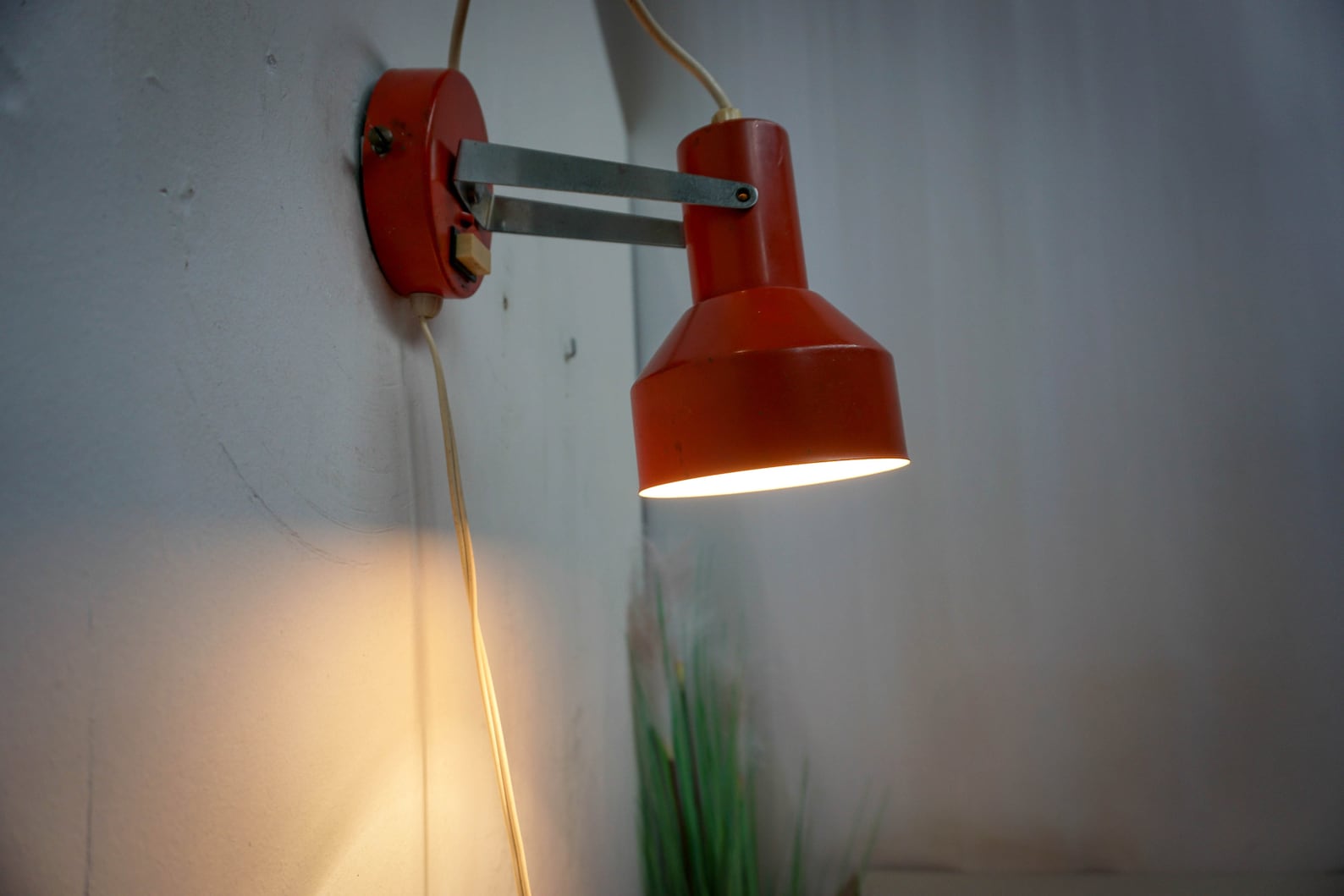 60s Dutch Wall Lamp, Dutch Design, Mid Century Design Lamp, Black ...