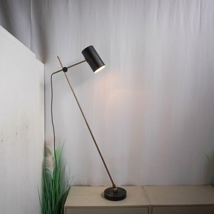 1960, Floris Fiedeldij for Artimeta, Vintage minimalist floor lamp, Dutch Design, space age
