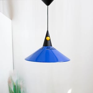 1980s Memphis Style, Vintage Modernist pendant lamp, Brilliant Leuchten, Germany