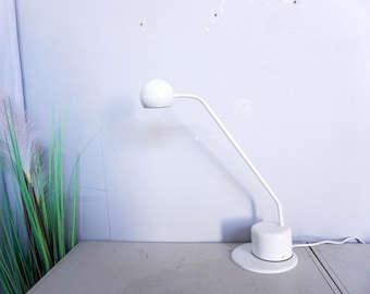 1960s Denmark Mid Century Yellow Architect Lamp, Vintage Desk Lamp