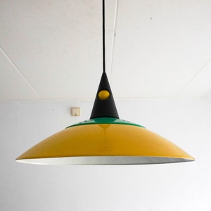 1980s Memphis Style, Vintage Modernist pendant lamp, Brilliant Leuchten, Germany