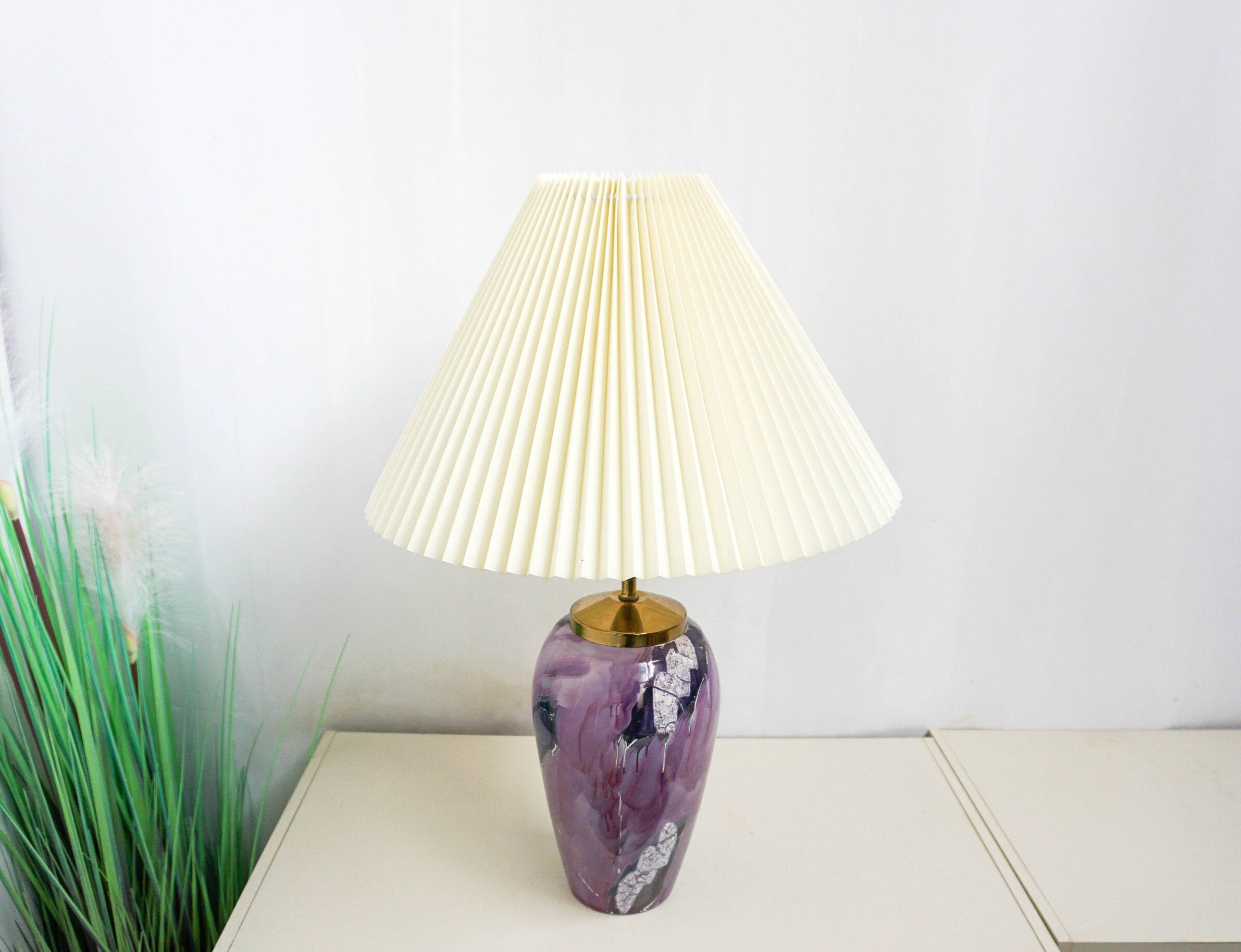 仏80s vintage lamp フランス ミッドセンチュリー ヴィンテージ Large Vintage 80s Dutch Ceramic Table Lamp,mid Century Modern