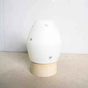 Philips 50s vintage ceiling lamp, matt white milk glass, flush mount