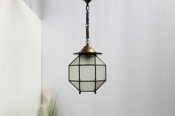 Octagon on sale pendant light