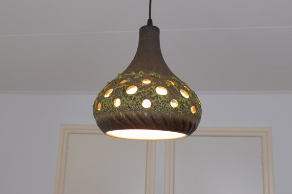 Dutch Design Ceramic Boho Light 70s 