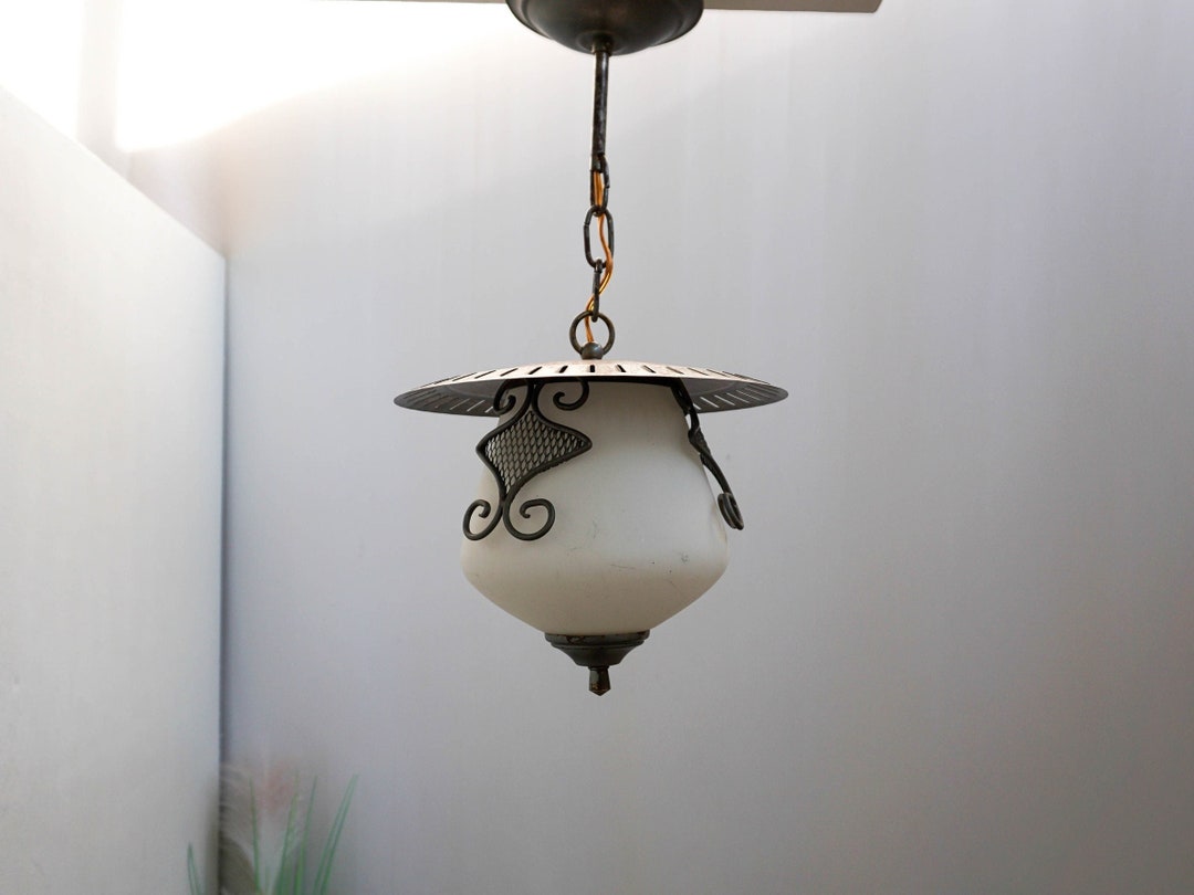 Mid Century, Pendant Light, Art Deco Pendant Ceiling Lamp, Vintage