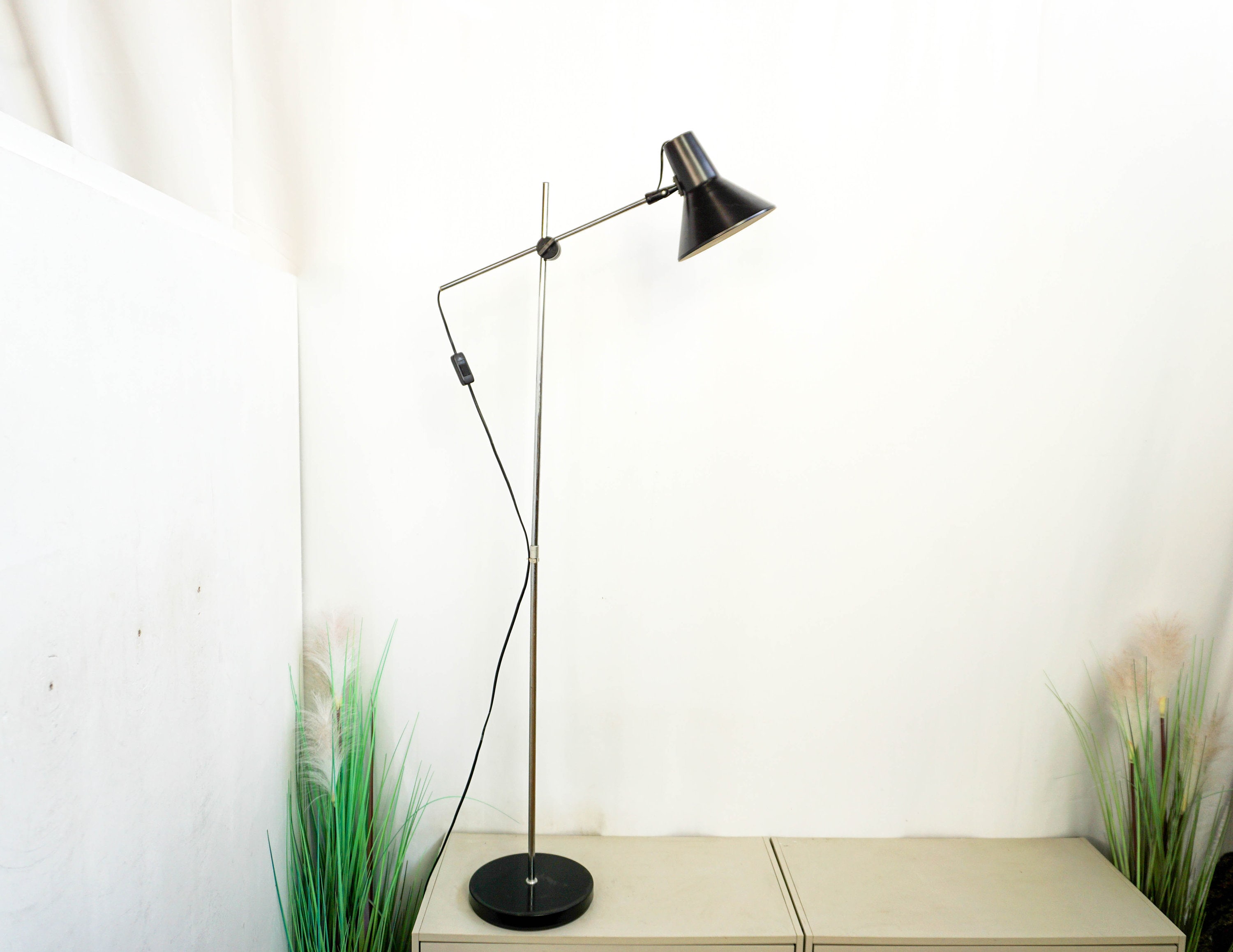 1980s, Ikea Floor Lamp, G609, Vintage Dutch Floor Lamp From