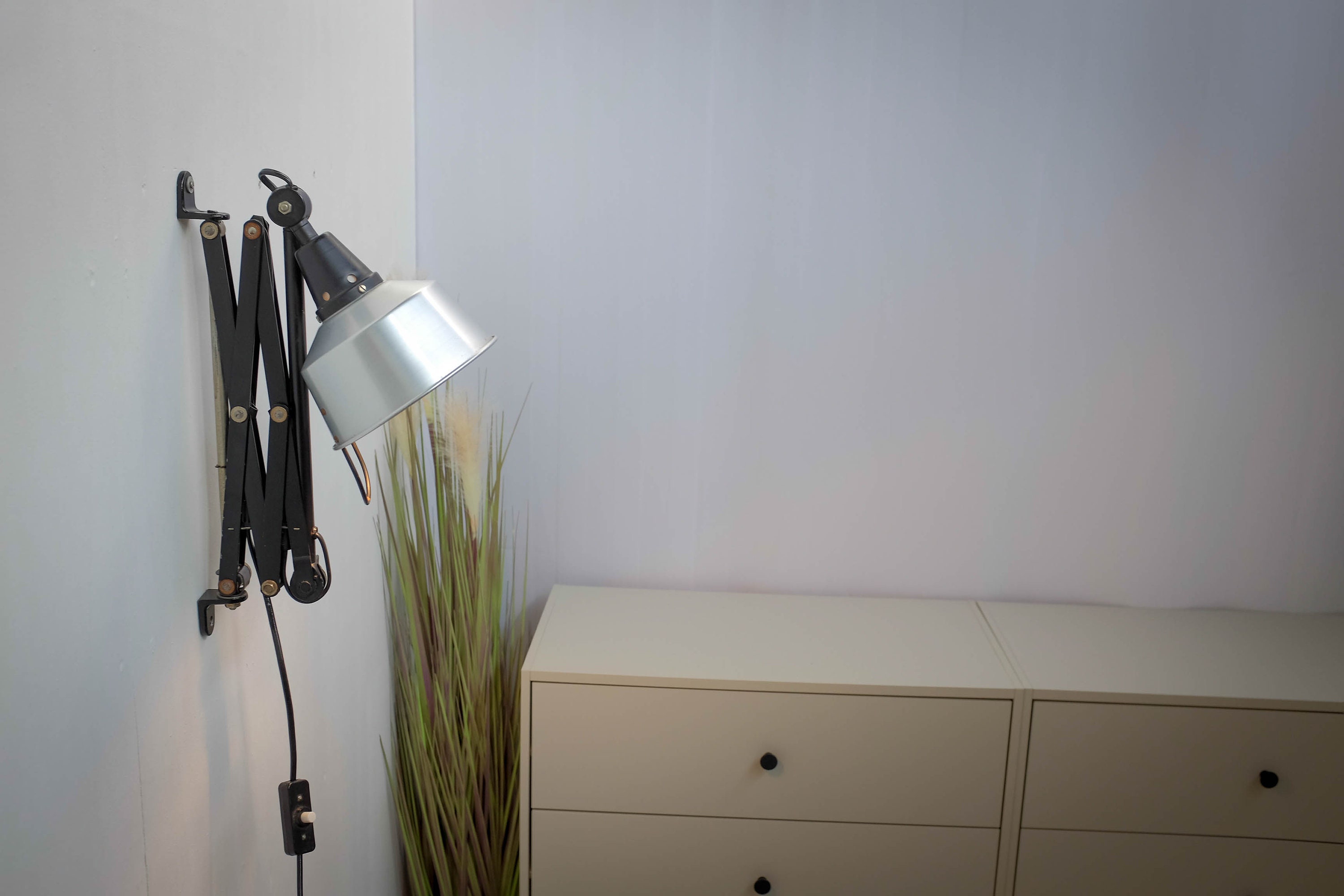 Ikea Vintage Industrial Scissor Lamp / Harmonica Lamp Mid Etsy