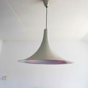 1 Large witch hat 1980s Dijkstra lamps Vintage pendant Lamp, the Netherlands, pendant Light, dutch design, aluminum pendant