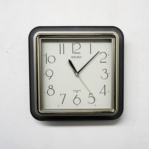 Reloj Seiko vintage japonés de los años 90 con temporizador de Quartz en plástico, hecho en Japón