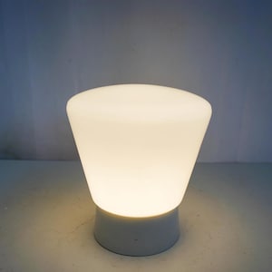 opaline glass ceiling light, art deco lamp, opaline glass ceiling bulb lamp, netherlands 1930s