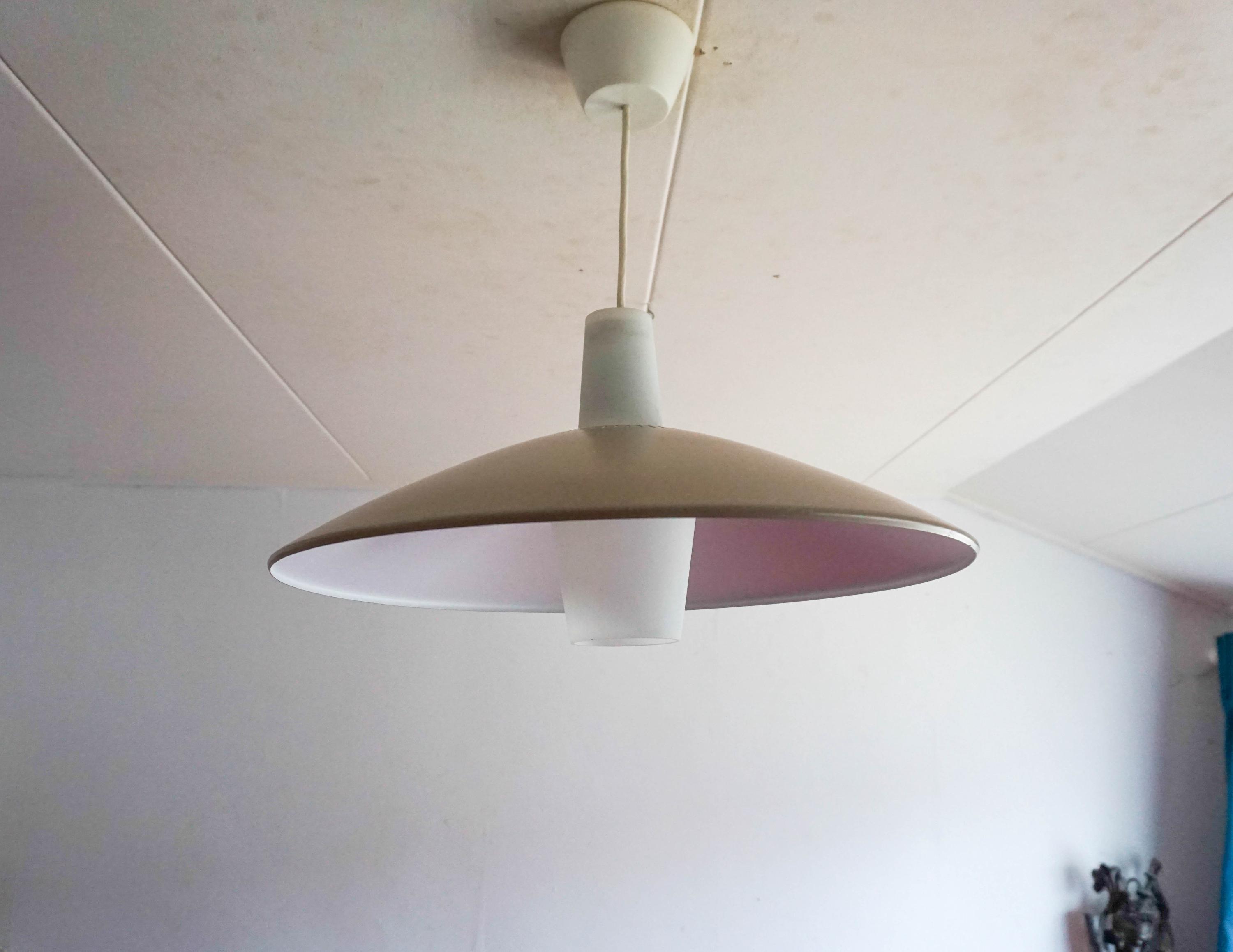 50s ビンテージライト 1950s Philips the Netherlands, Space Age Design Vintage Pendant