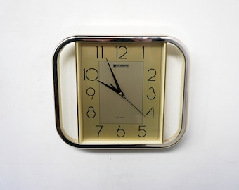 1990s Seiko, Vintage Japan Clock With a Timer by Quartz in Plastic