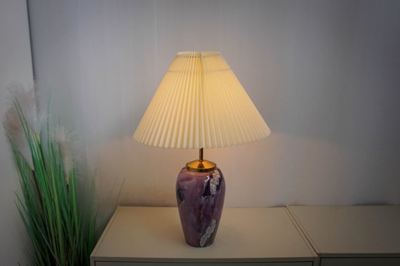 Large Vintage 80s Dutch Ceramic Table Lamp,mid Century Modern