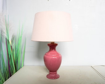 Vintage 80's Postmodern, Dusty Pink, Ceramic, 3-way, Alsy Table