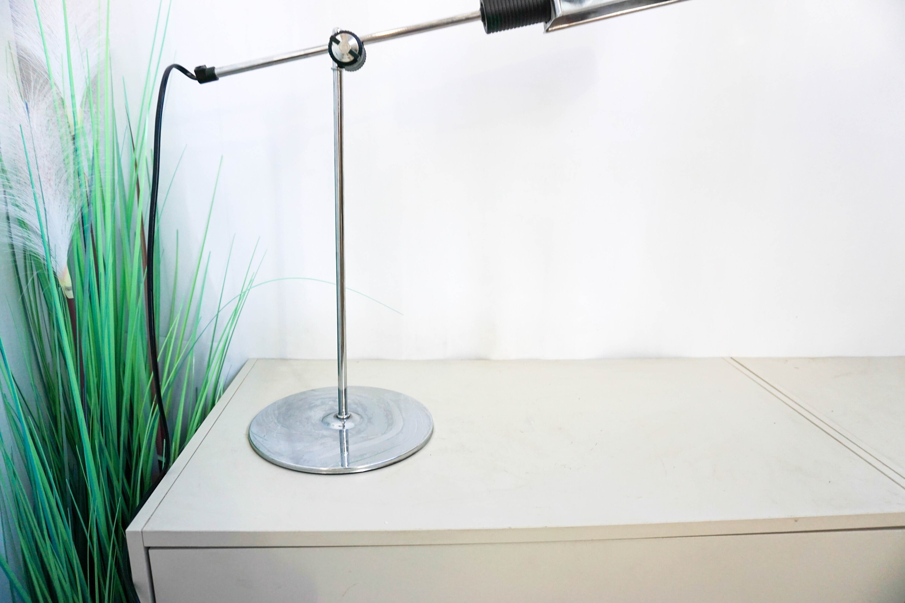 1980s, Veneta Lumi, Postmodern, Adjustable Desk Lamp, Italy, Pop