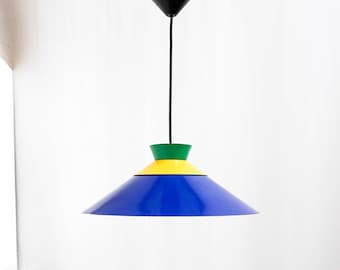 Vintage 80s IKEA Pendant Light, Postmodern Ambient Minimalist