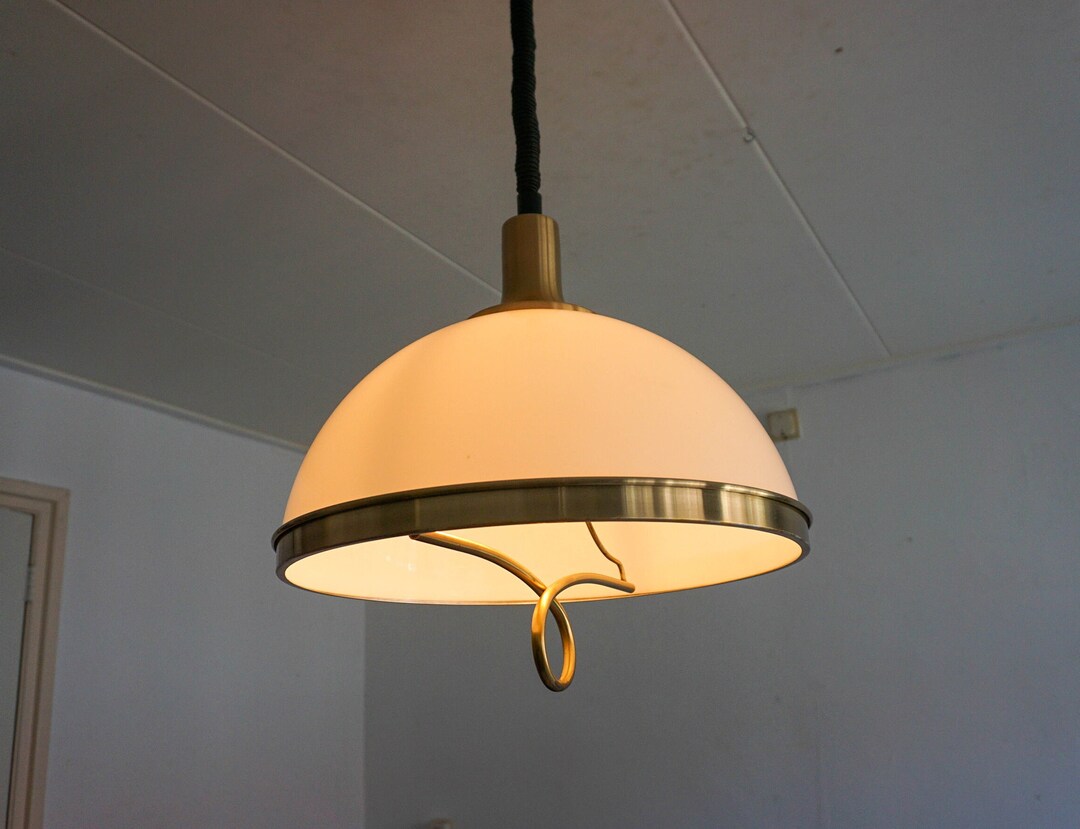 Vintage Dutch Design, Pendant Lamp, Dijkstra Lamps, Mushroom Shade ...
