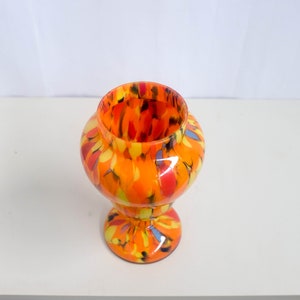 VASE ART DECO, Style Muller, En Verre Moule H 20Cm EUR 55,00 - FR