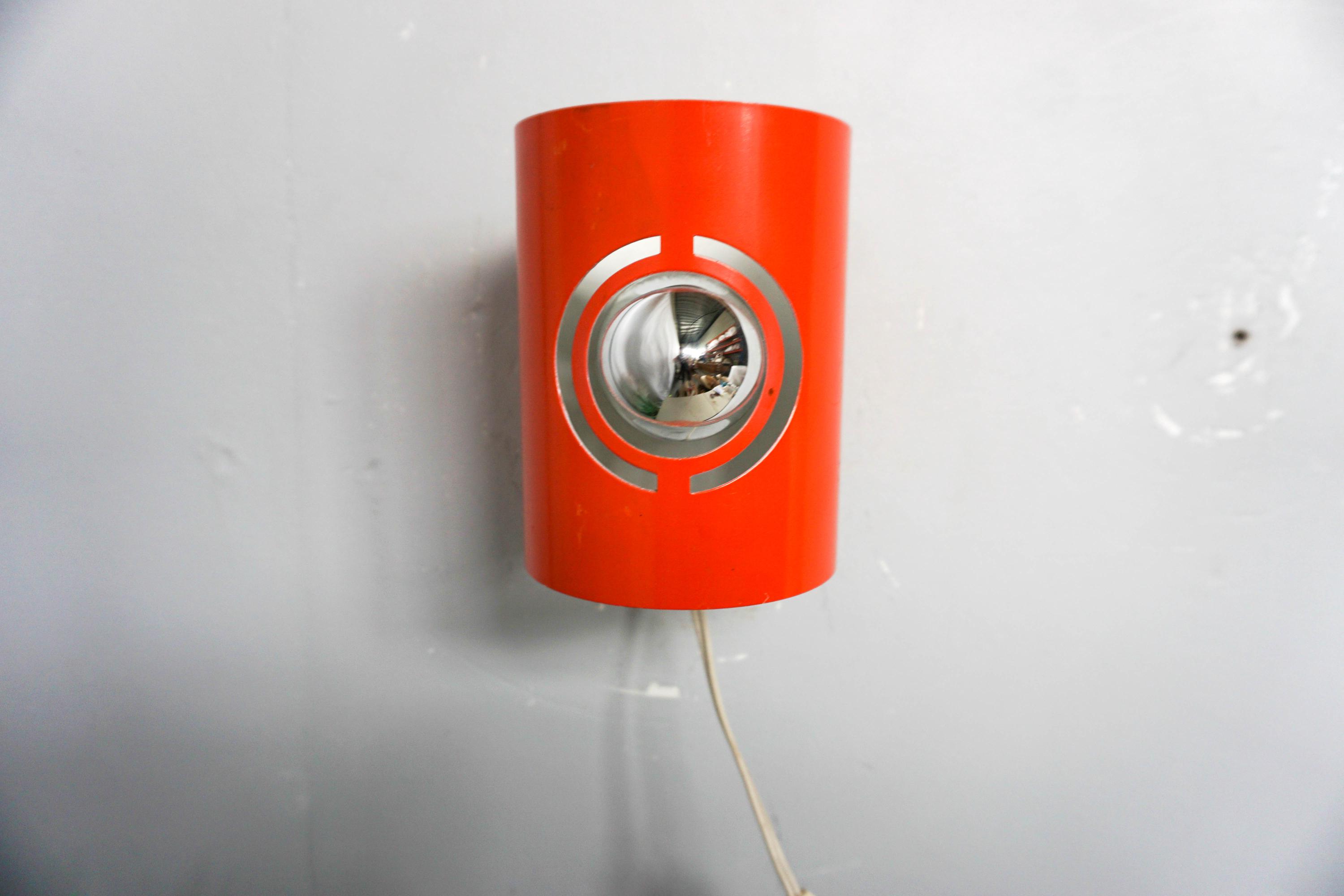 1960s Hala Zeist Wall Lamp, Dutch Design, Mid Century Design Lamp