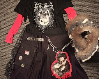 Rock, skirt, kilt, Wolf Chan, Stray Kids