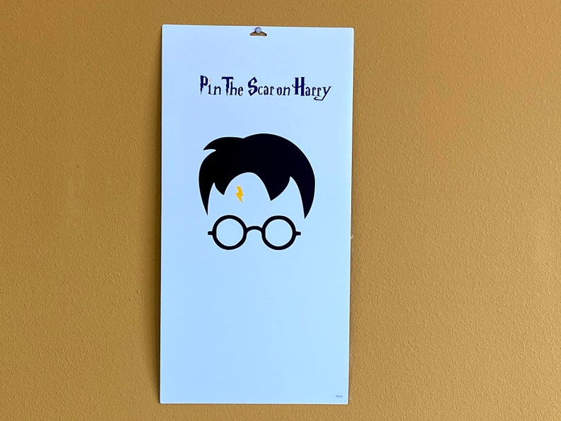 Harry Potter Party Game Pin the Scar on Harry | Etsy