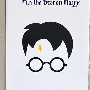 Harry Potter Party Game Pin the Scar on Harry | Etsy