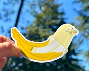 Banana Seal Sticker