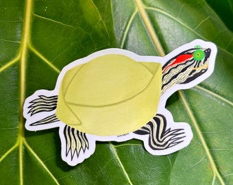 Turtle + Tortellini = Turtlellini Sticker