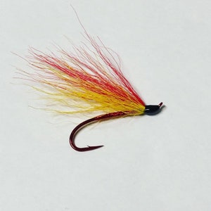 Atlantic Salmon Steelhead Black Mickey Finn Salmon Fly