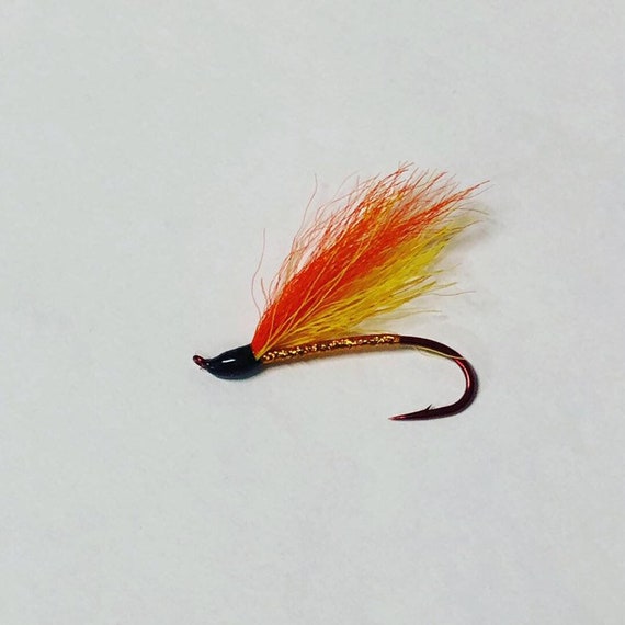 Egg Sucking Leech Chartreuse streamer fishing fly 1 Dozen trout fly 12