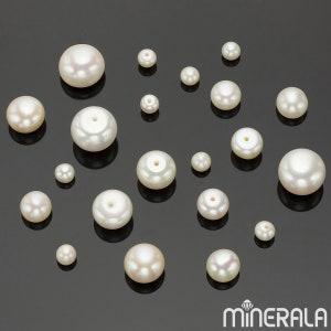 Half drilled pearls wholesale store
