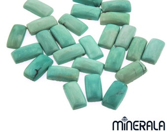 Natural Turquoise Gemstone For Settings Baguette Shape 5x10mm Cabochon Wholesale Lot WP00082