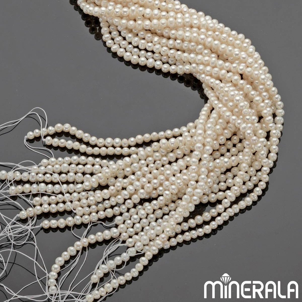 5meter X Ivory & White Pearl String Fashion Accessories Faux Pearl Strings  4mm/6mm/8mm 