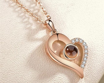 I Love You Necklace 100 Different Languages Etsy