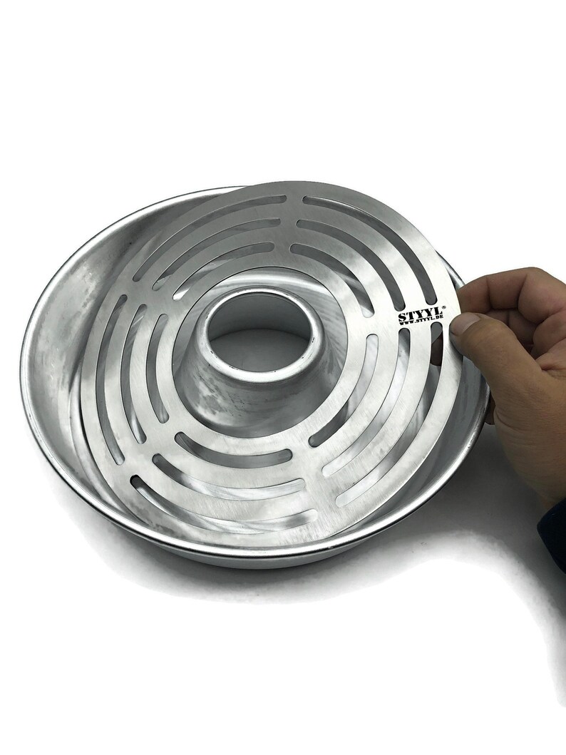 Teglia in acciaio inox adatta al forno OMNIA® Teglia da forno griglia 1 livello per Omnia Sweden articolo n. 916 immagine 7