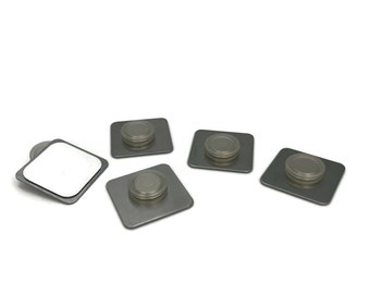 Set of 5 magnets ø25 universal magnets including adhesive bases (item no. 953-1)