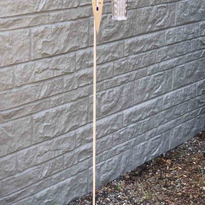 Analoge-Wetterstation, Regenmesser Thermometer als Gartenstecker am Stab 125cm Bild 5