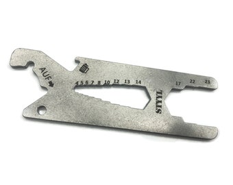 Womotool - the universal gas key for pressure regulators/pressure reducers and grill gas bottles (Art. No. 111)